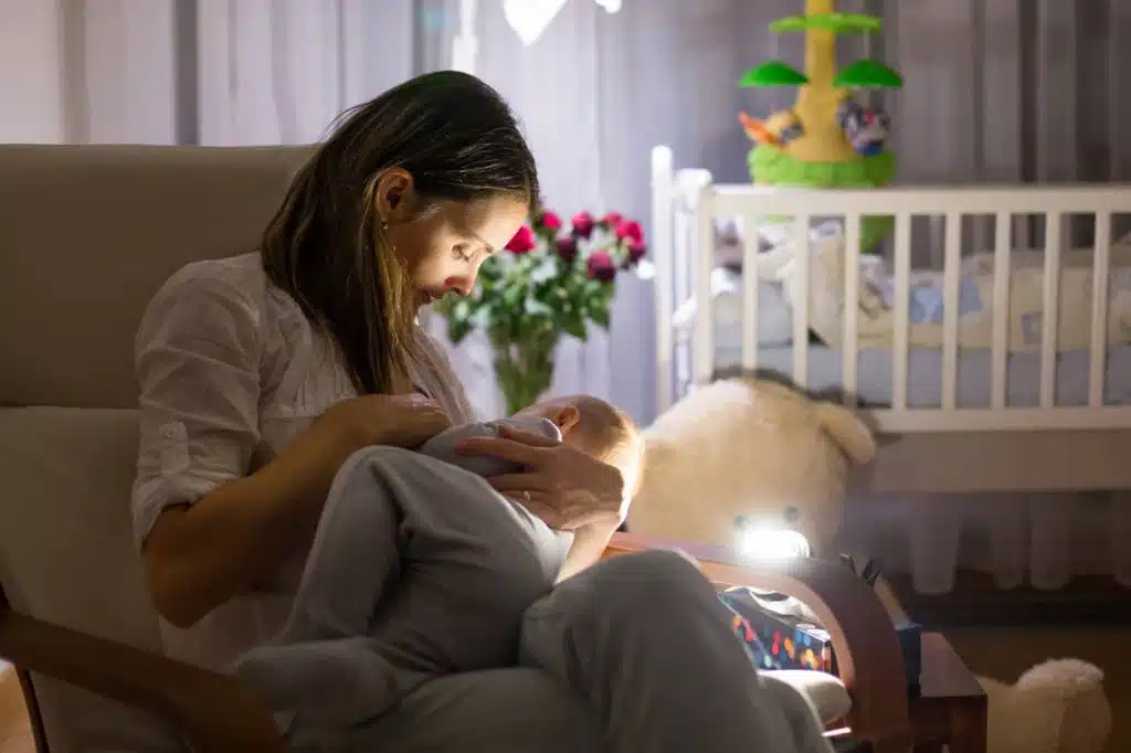 cadeau pour bébé veilleuse en bois