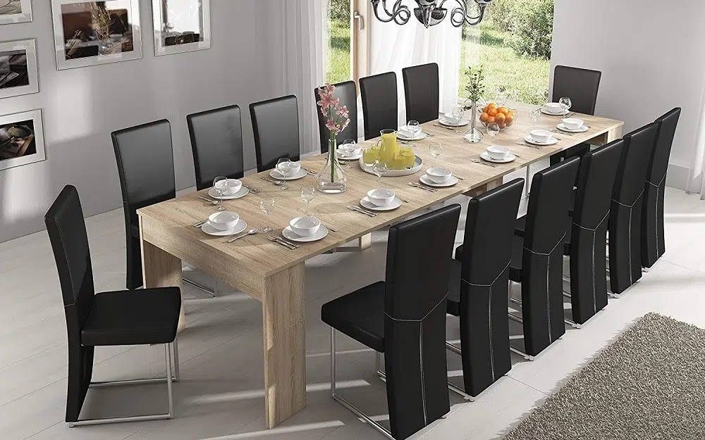 coûte une table extensible 14 personnes