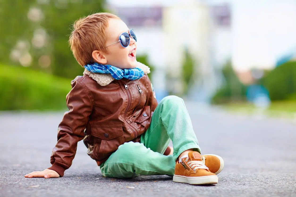 chaussures en cuir pour enfants