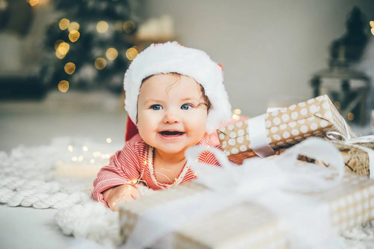 cadeau premier Noël bébé personnalisé