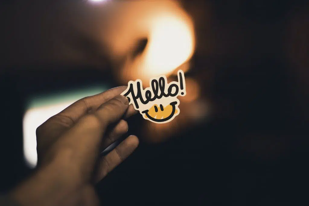 Sticker Hello